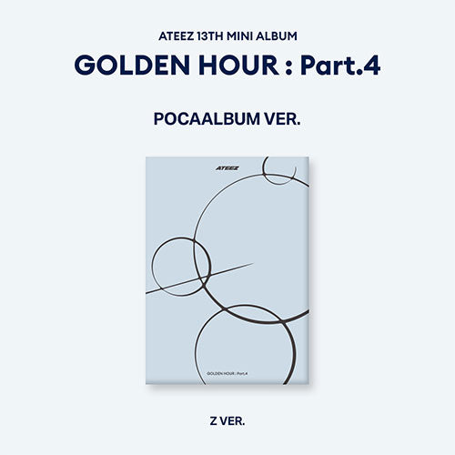 [PRE-ORDER] ATEEZ - 13TH MINI ALBUM [GOLDEN HOUR : PART.4] (POCAALBUM VER.) + MAKESTAR LUCKY DRAW EVENT PHOTOCARD