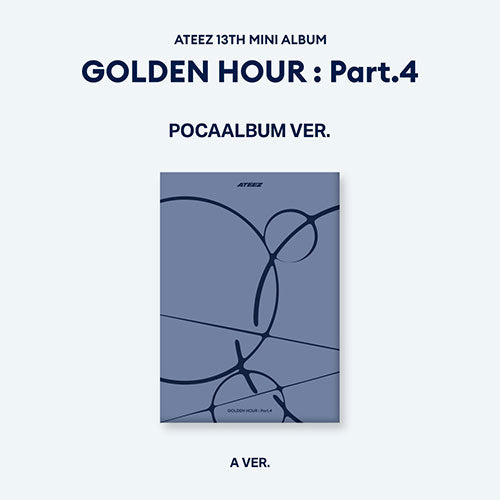 [PRE-ORDER] ATEEZ - 13TH MINI ALBUM [GOLDEN HOUR : PART.4] (POCAALBUM VER.) + MAKESTAR LUCKY DRAW EVENT PHOTOCARD