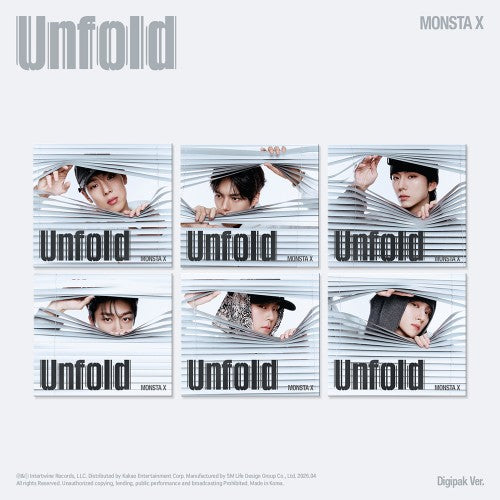 MONSTA X - AMERICAN STUDIO ALBUM [UNFOLD] (DIGIPACK VER.)