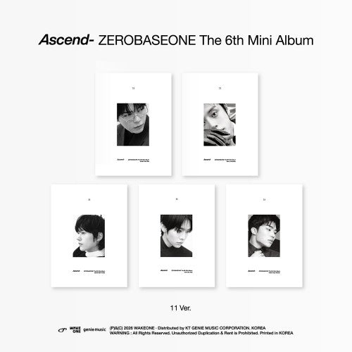 ZEROBASEONE - THE 6TH MINI ALBUM [ASCEND-] 11 VER.