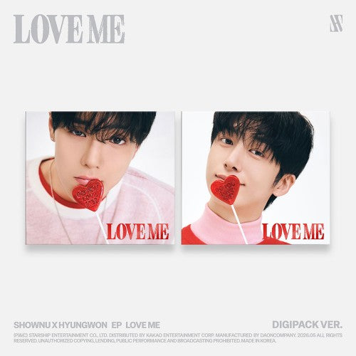 SHOWNU X HYUNGWON (MONSTA X) - EP [LOVE ME] (DIGIPACK VER.)