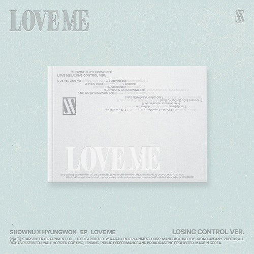 SHOWNU X HYUNGWON (MONSTA X) - EP [LOVE ME]