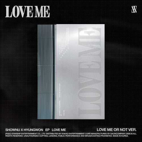 SHOWNU X HYUNGWON (MONSTA X) - EP [LOVE ME]