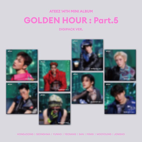 ATEEZ - 14TH MINI ALBUM [GOLDEN HOUR : PART.5] (DIGIPACK VER.)