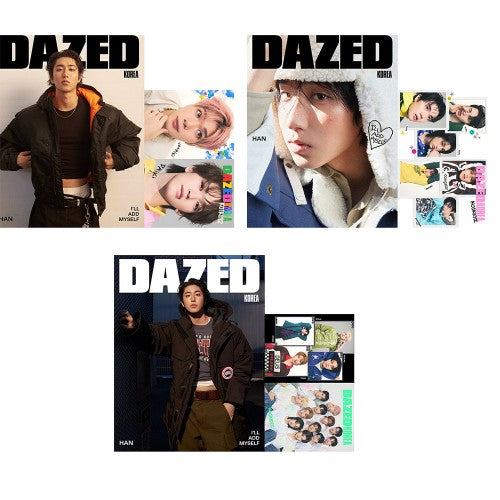 HAN (STRAY KIDS) - DAZED MAGAZINE 2026. WINTER EDITION (COVER : STRAY KIDS HAN + SPECIAL SUPPLEMENT (KO1KEYZ))