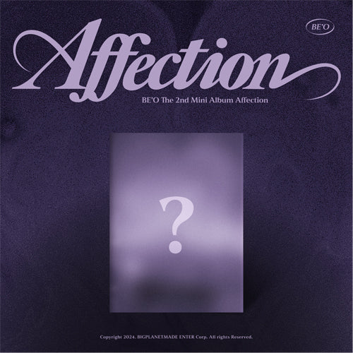 [PRE-ORDER] BE'O - AFFECTION (BOX VERSION) [2ND MINI ALBUM]