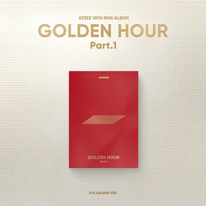 [PRE-ORDER] ATEEZ - GOLDEN HOUR : PART. 1 (POCA ALBUM VER.) + MAKESTAR PHOTOCARD