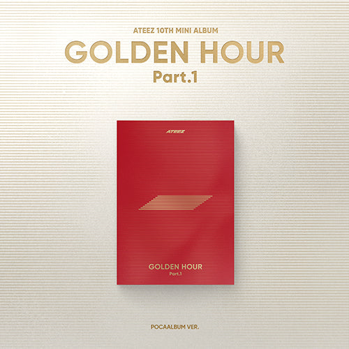 [PRE-ORDER] ATEEZ - GOLDEN HOUR : PART. 1 (POCA ALBUM VER.) + MAKESTAR-PHOTOCARD