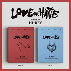 H1-KEY - LOVE OR HATE (3RD MINI ALBUM)