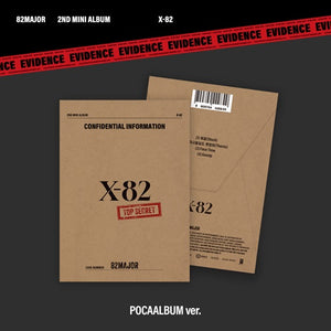 [PRE-ORDER] 82MAJOR - X-82 (POCA ALBUM VER.) [2ND MINI ALBUM]