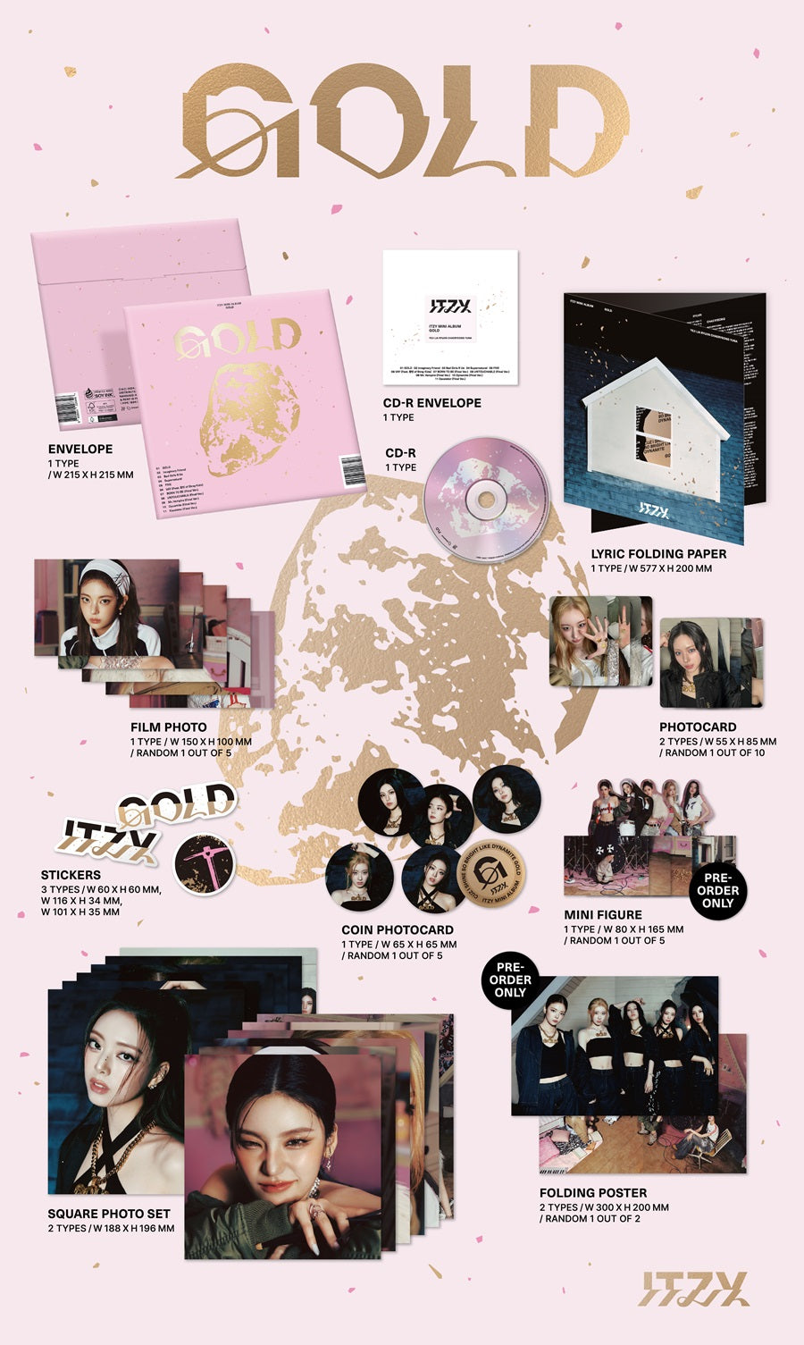 ITZY - GOLD (SPECIAL EDITION GOLD VER.)