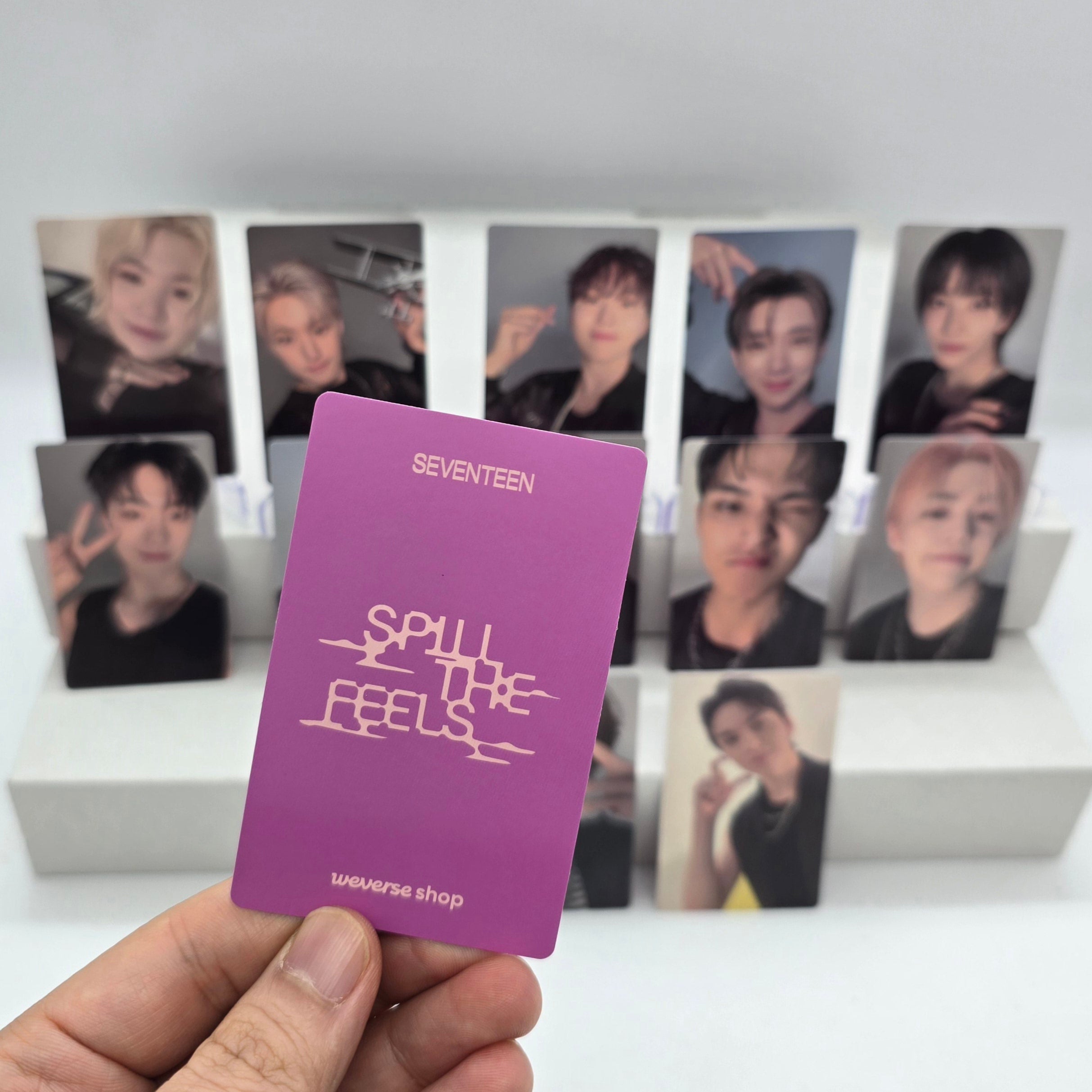 SEVENTEEN - SPILL THE FEELS - WEVERSE POB (PURPLE BACKSIDE)