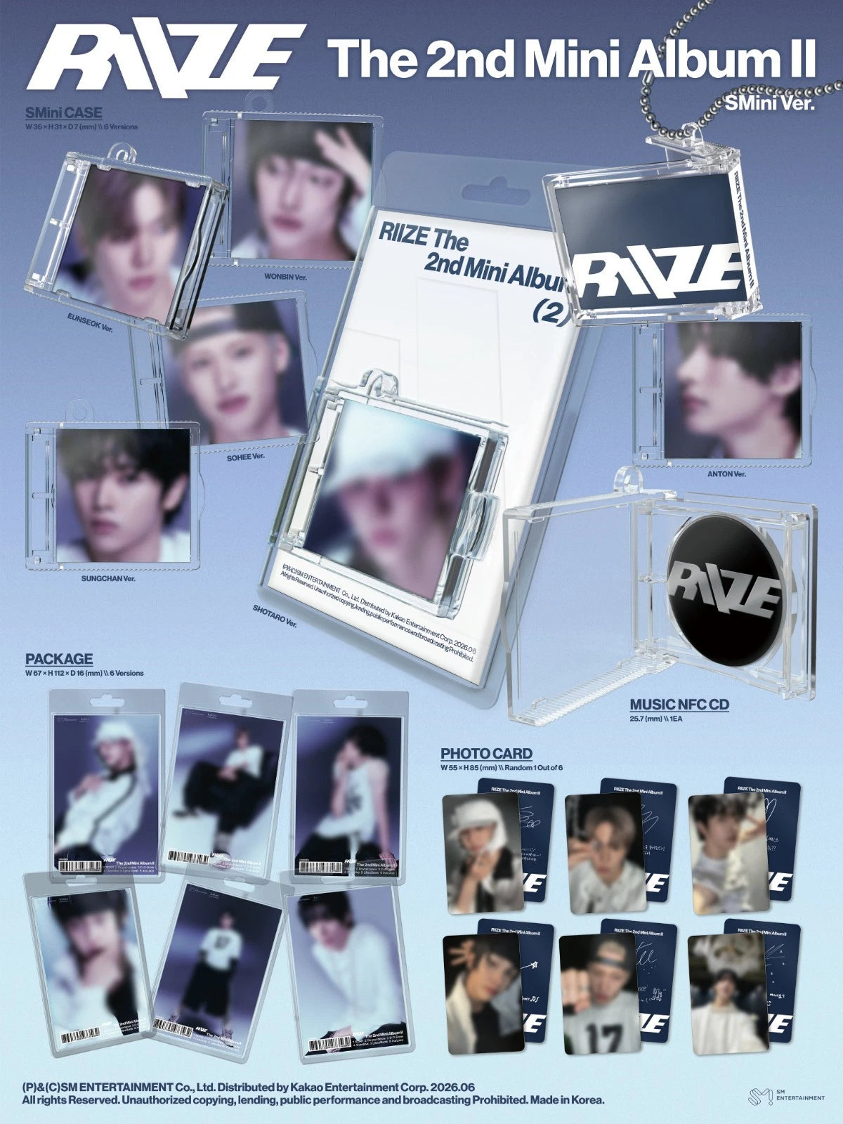 RIIZE - 2ND MINI ALBUM [II] (SMINI VER.)