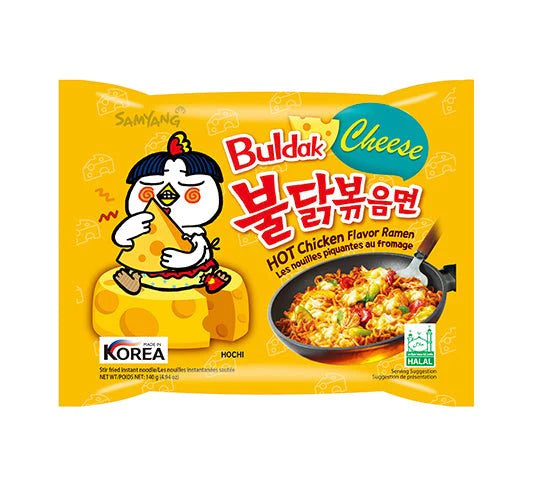 BULDAK HOT CHICKEN FLAVOR RAMEN CHEESE SAMYANG (140g)