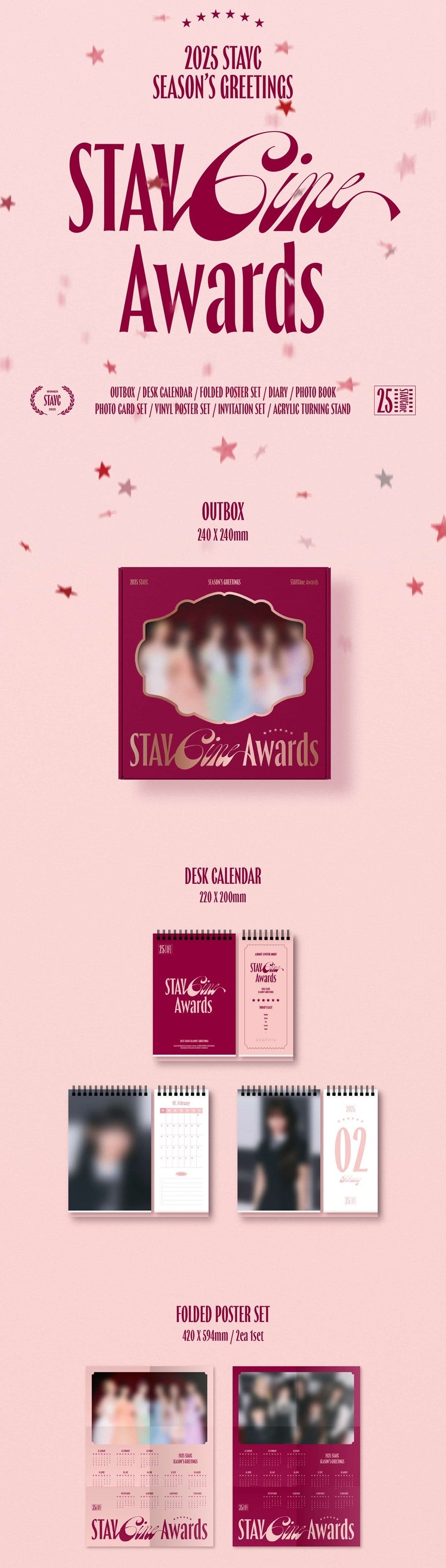 [PRE-ORDER] STAYC - 2025 SEASON´S GREETINGS - 2025 STAYCine Awards