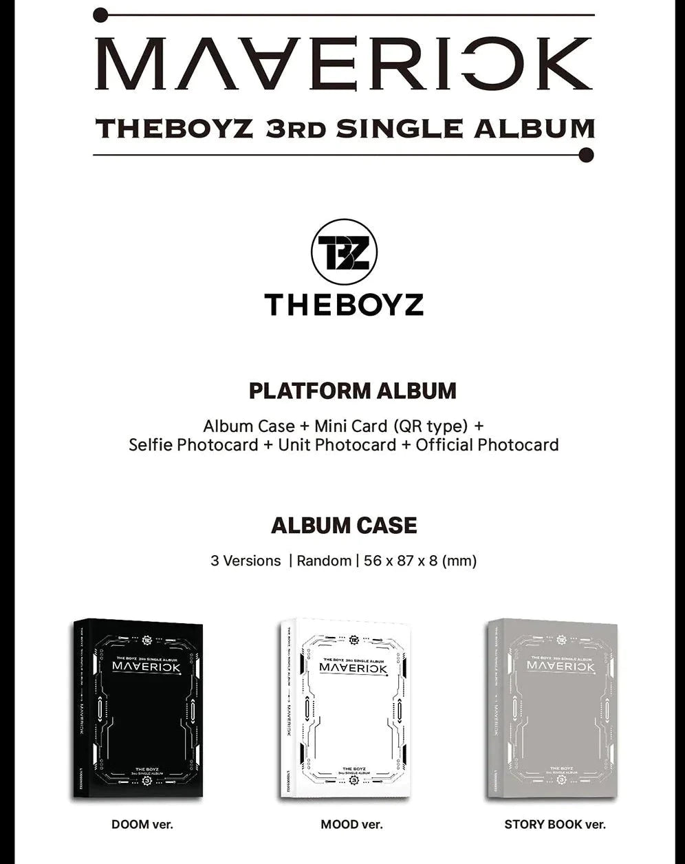 THE BOYZ - MAVERICK (PLATFORM VER.) [3RD SINGLE ALBUM]