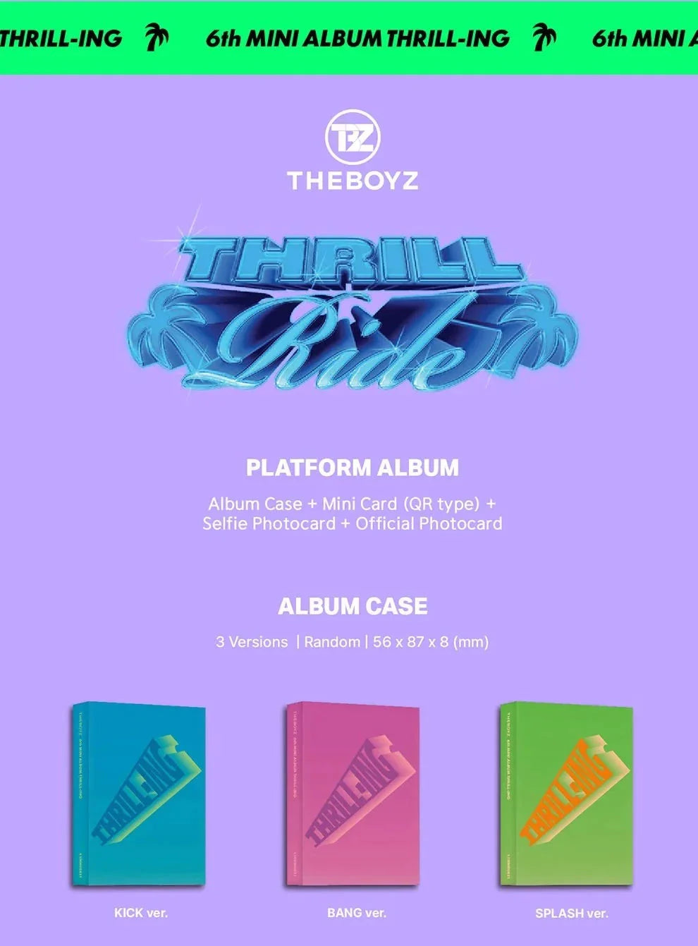 THE BOYZ - THRILL-ING (PLATFORM VER.) [6TH MINI ALBUM]