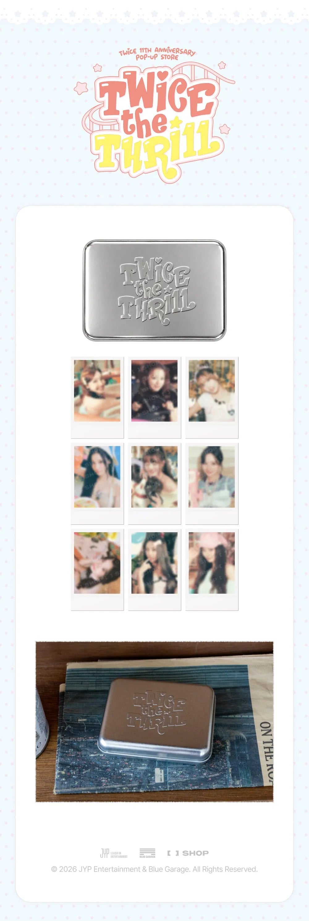 TWICE THE THRILL INSTANT PHOTO SET – Produktdetails und Lieferumfang, Bild 1