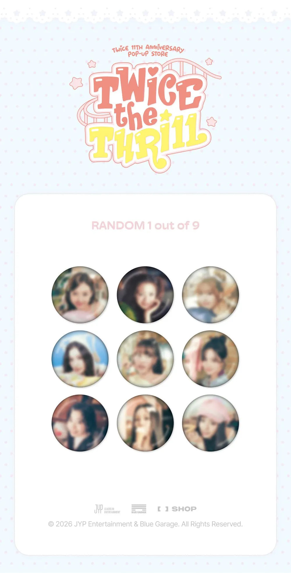 TWICE THE THRILL SECRET CAN BADGE – Produktdetails und Lieferumfang, Bild 1