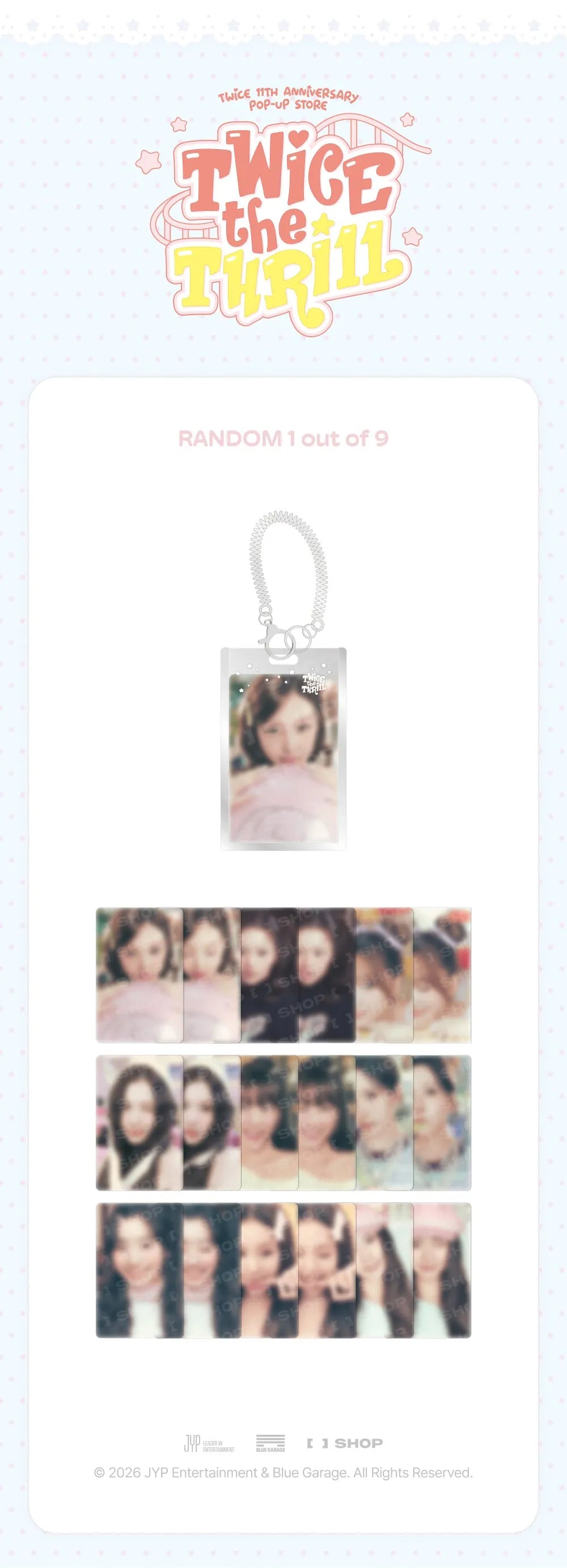 TWICE THE THRILL SECRET LENTICULAR KEYRING – Produktdetails und Lieferumfang, Bild 1