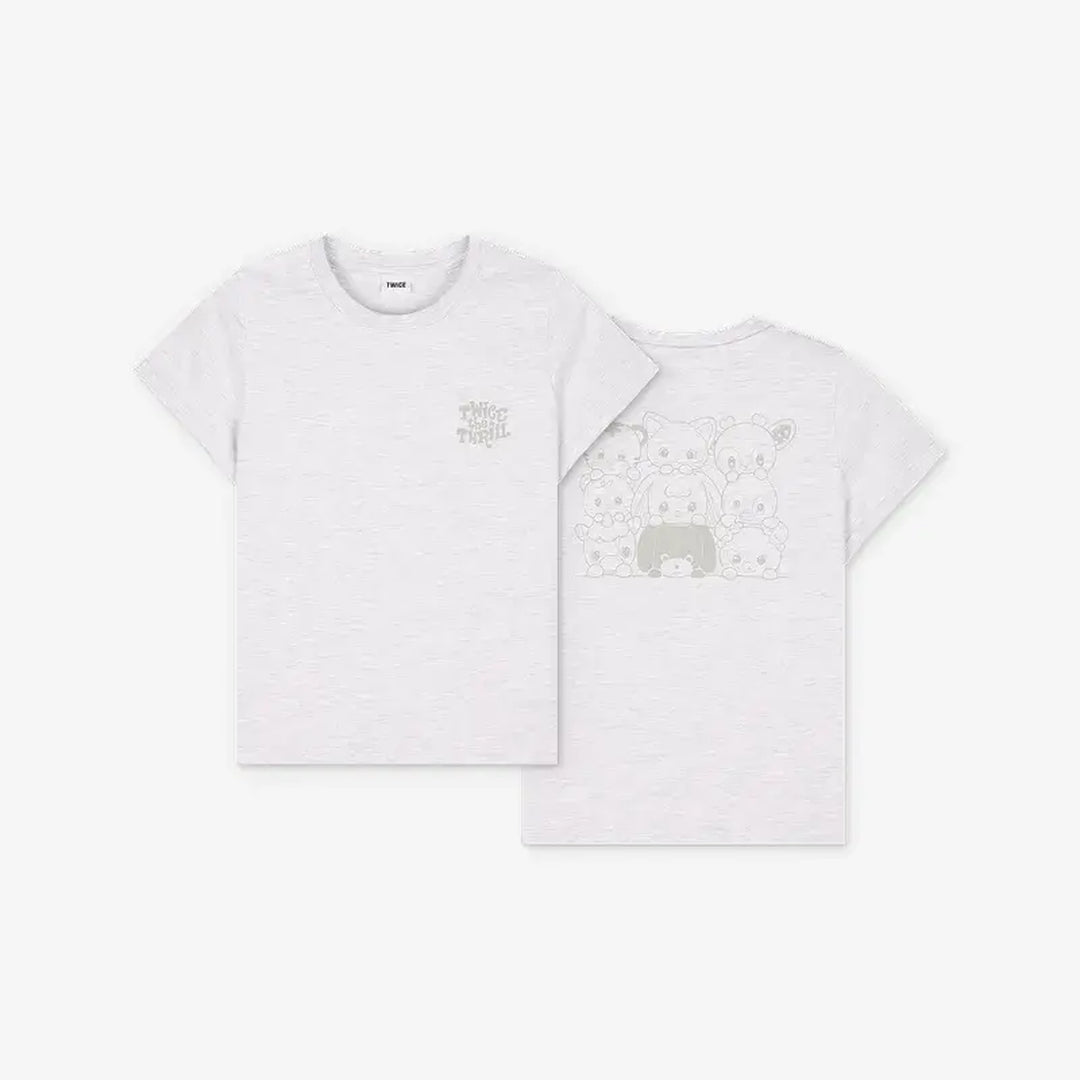 TWICE THE THRILL T-SHIRT (Gray) – Produktabbildung