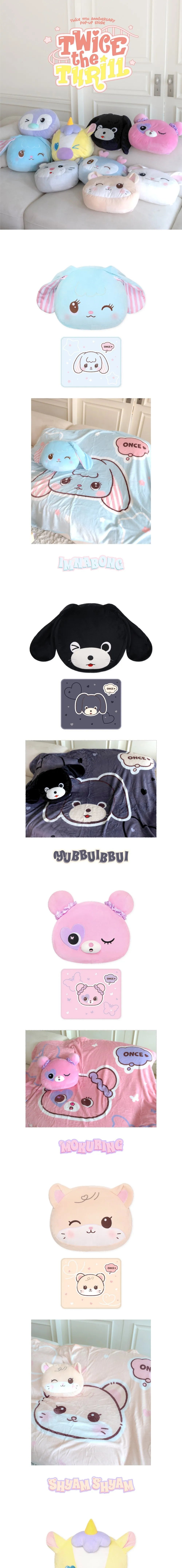 TWICE THE THRILL TDOONGZ CUSHION BLANKET – Produktdetails und Lieferumfang, Bild 1