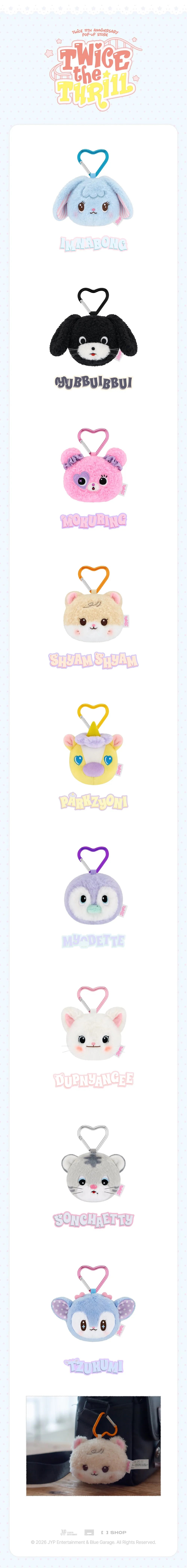 TWICE THE THRILL TDOONGZ FACE KEYRING – Produktdetails und Lieferumfang, Bild 1