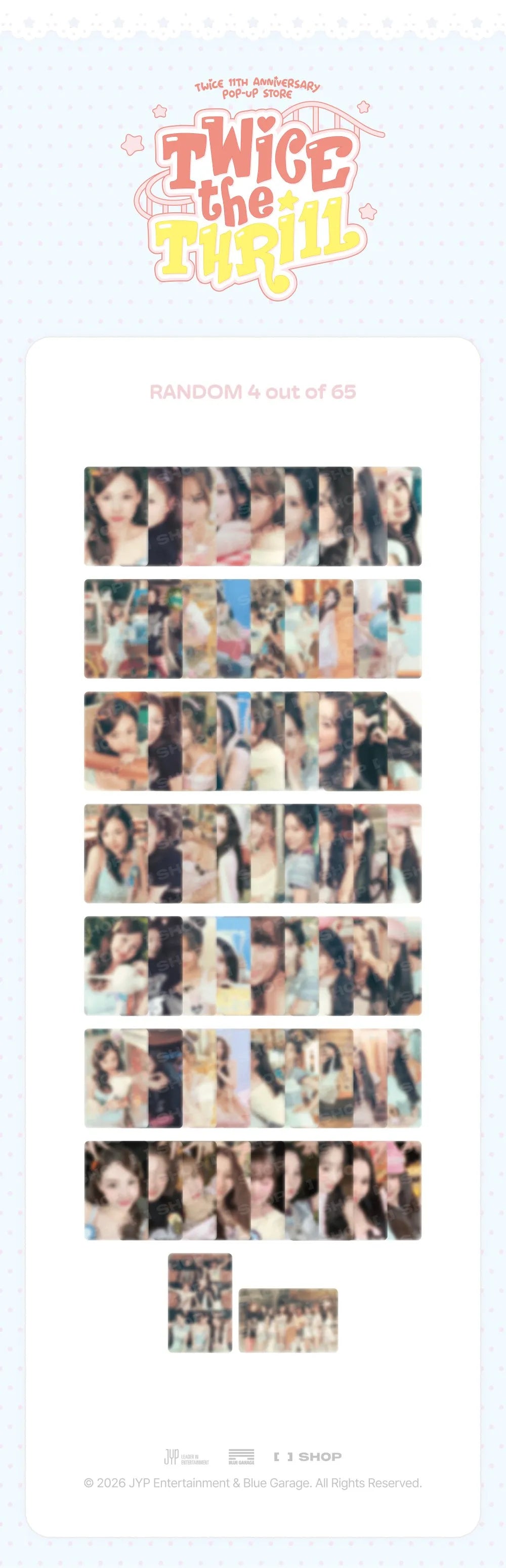 TWICE THE THRILL TRADING CARD – Produktdetails und Lieferumfang, Bild 1