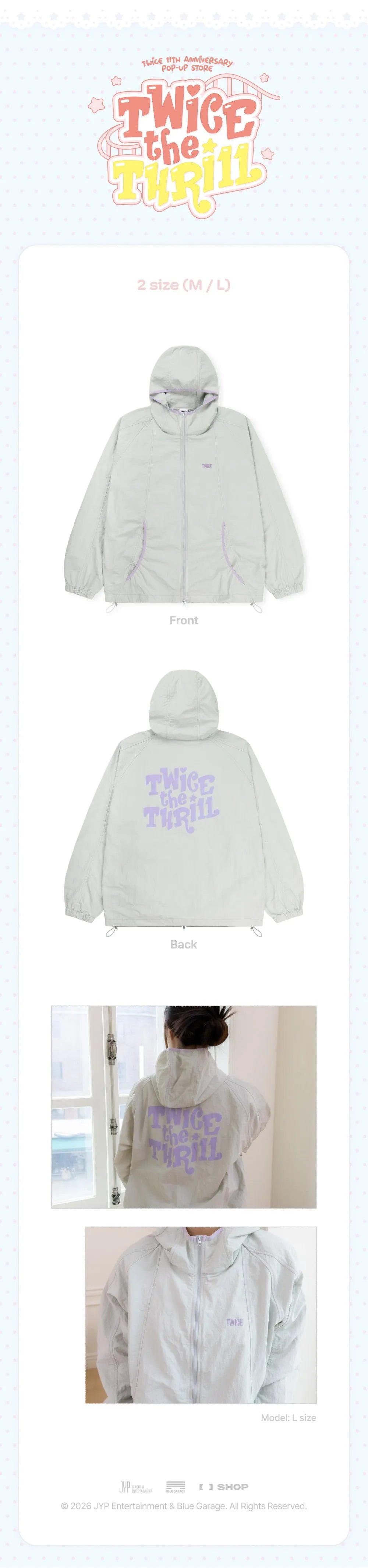 TWICE THE THRILL WIND BREAKER – Produktdetails und Lieferumfang, Bild 1