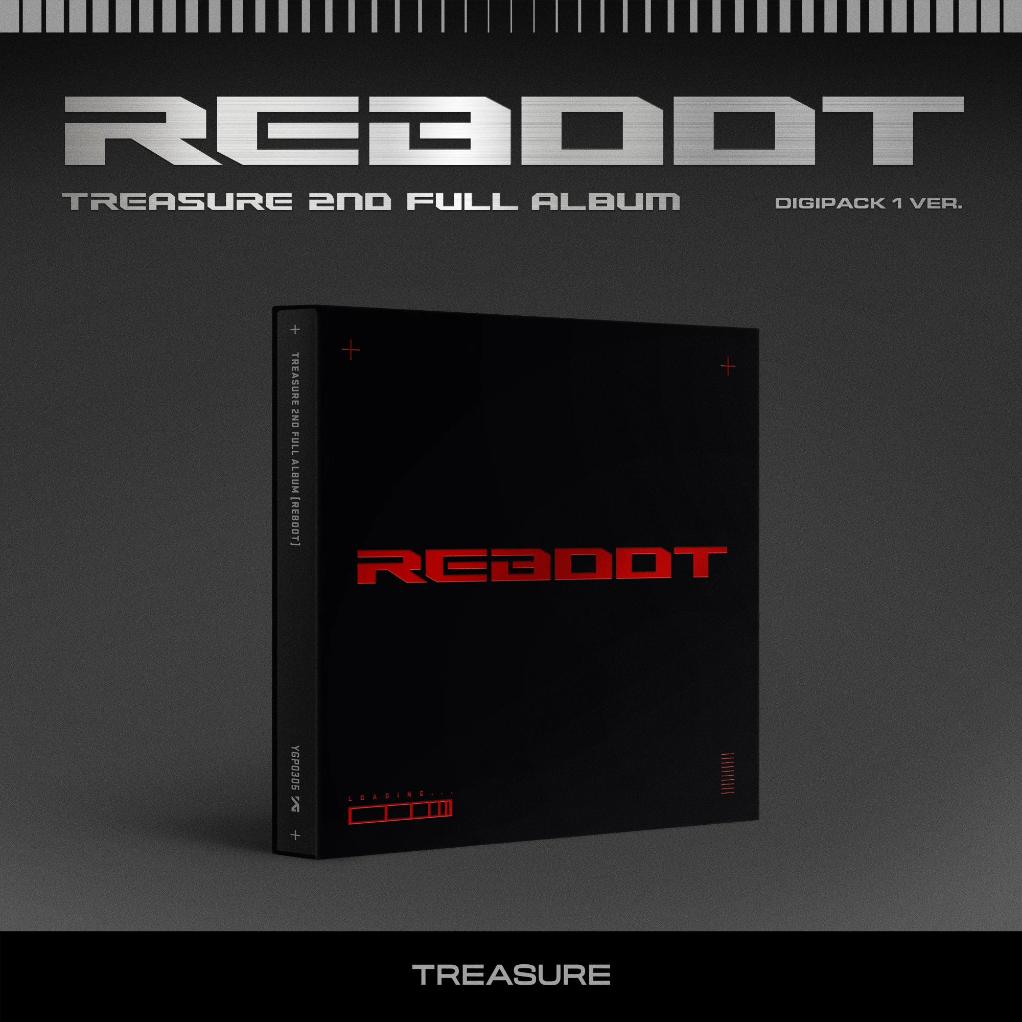 TREASURE - REBOOT (DIGIPACK VER.) [2ND FULL ALBUM]