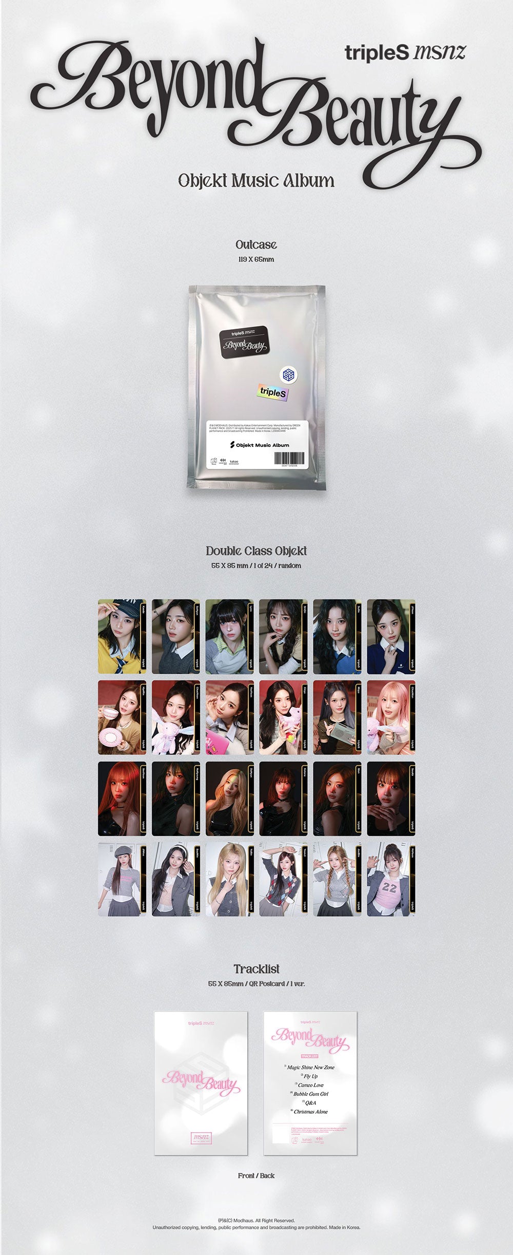 TRIPLES - MINI [MSNZ (BEYOND BEAUTY)] (OBJEKT MUSIC ALBUM VER.)