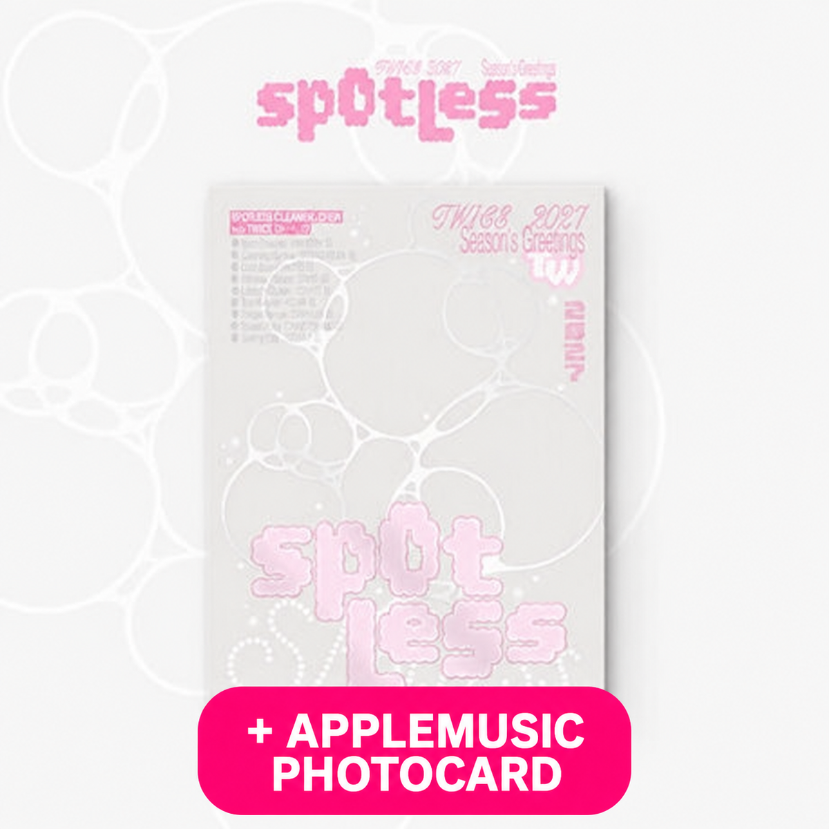 TWICE - 2027 SEASON'S GREETINGS [SPOTLESS] - APPLEMUSIC POB