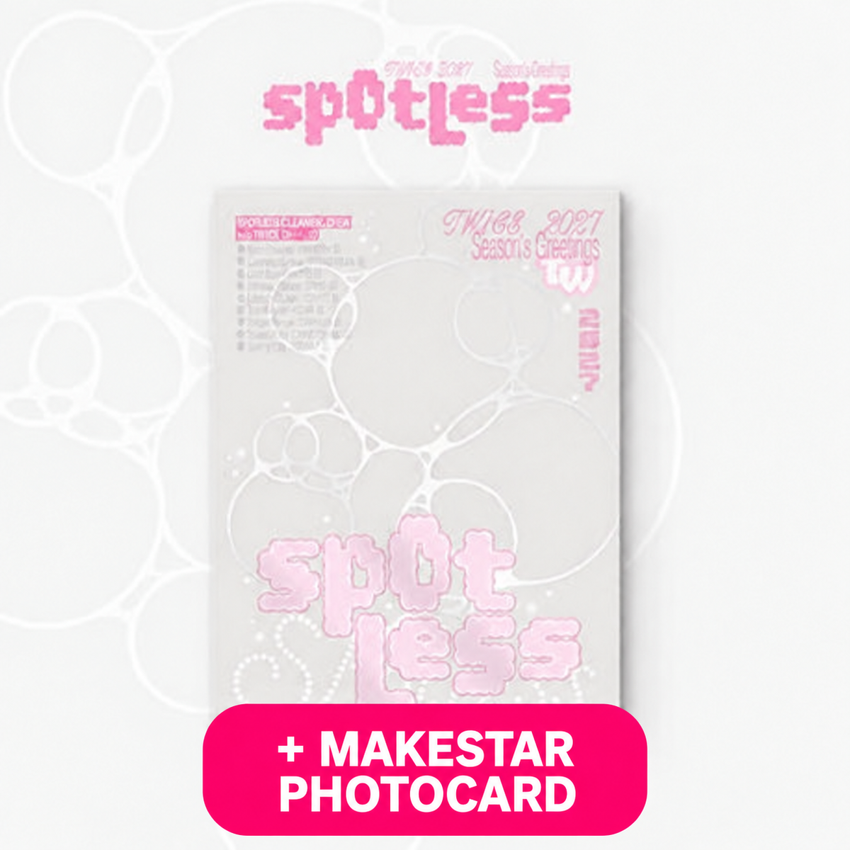 TWICE - 2027 SEASON'S GREETINGS [SPOTLESS] - MAKESTAR POB