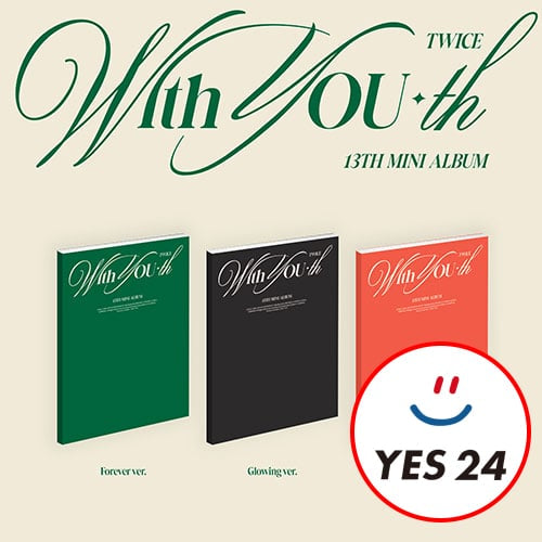 [PRE-ORDER] TWICE - With YOU-th (13TH MINI ALBUM) + YES24 POB PHOTOCARD