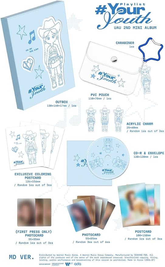 UAU - 2ND MINI ALBUM [PLAYLIST #YOUR YOUTH] MD VER.