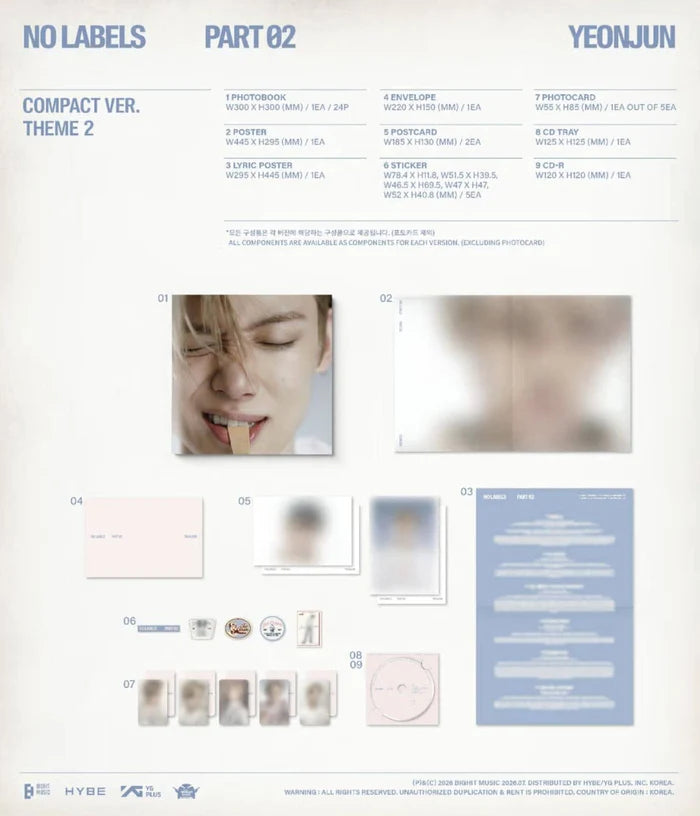 YEONJUN - NO LABELS: PART 02 (COMPACT VER.)