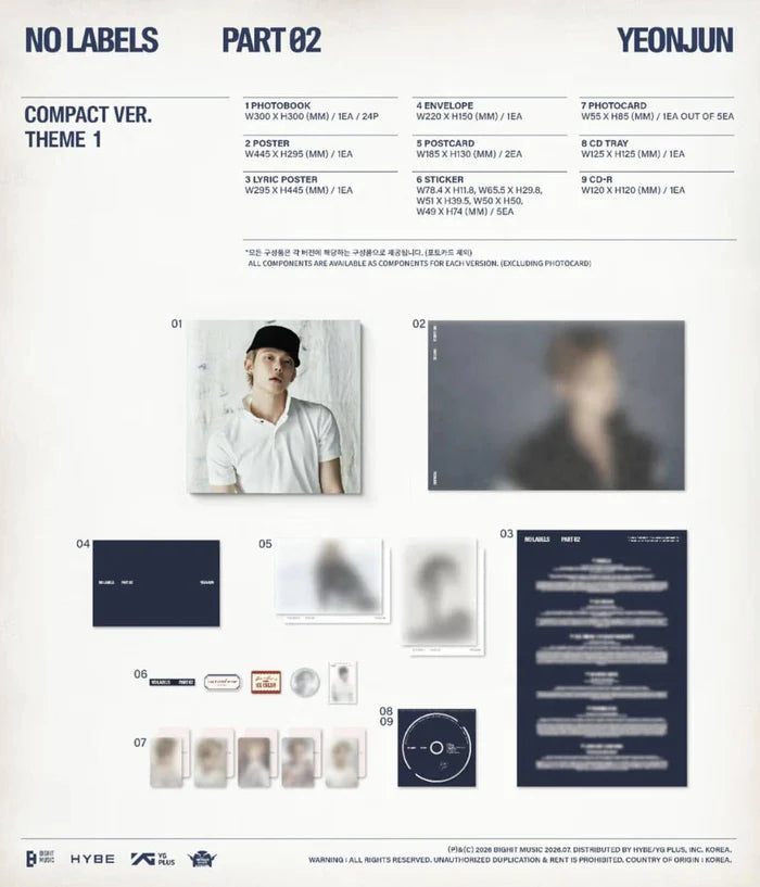 YEONJUN - NO LABELS: PART 02 (COMPACT VER.)