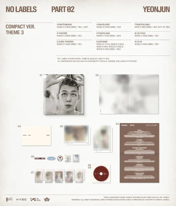 YEONJUN - NO LABELS: PART 02 (COMPACT VER.)