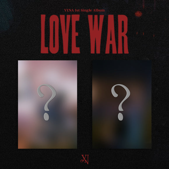 [PRE-ORDER] CHOI YENA - LOVE WAR (1st Single Album)