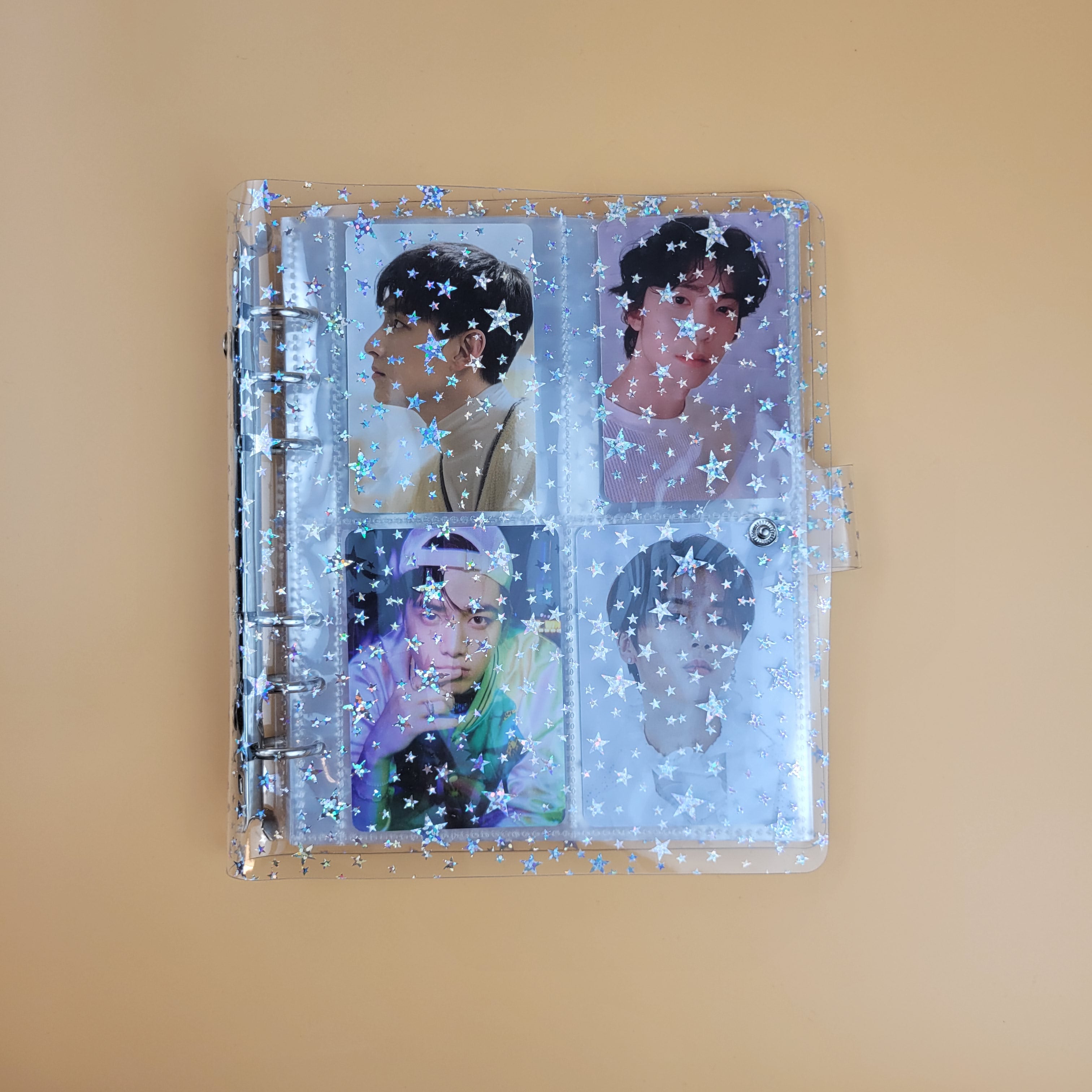 Transparent collection folder for K-Pop photocards