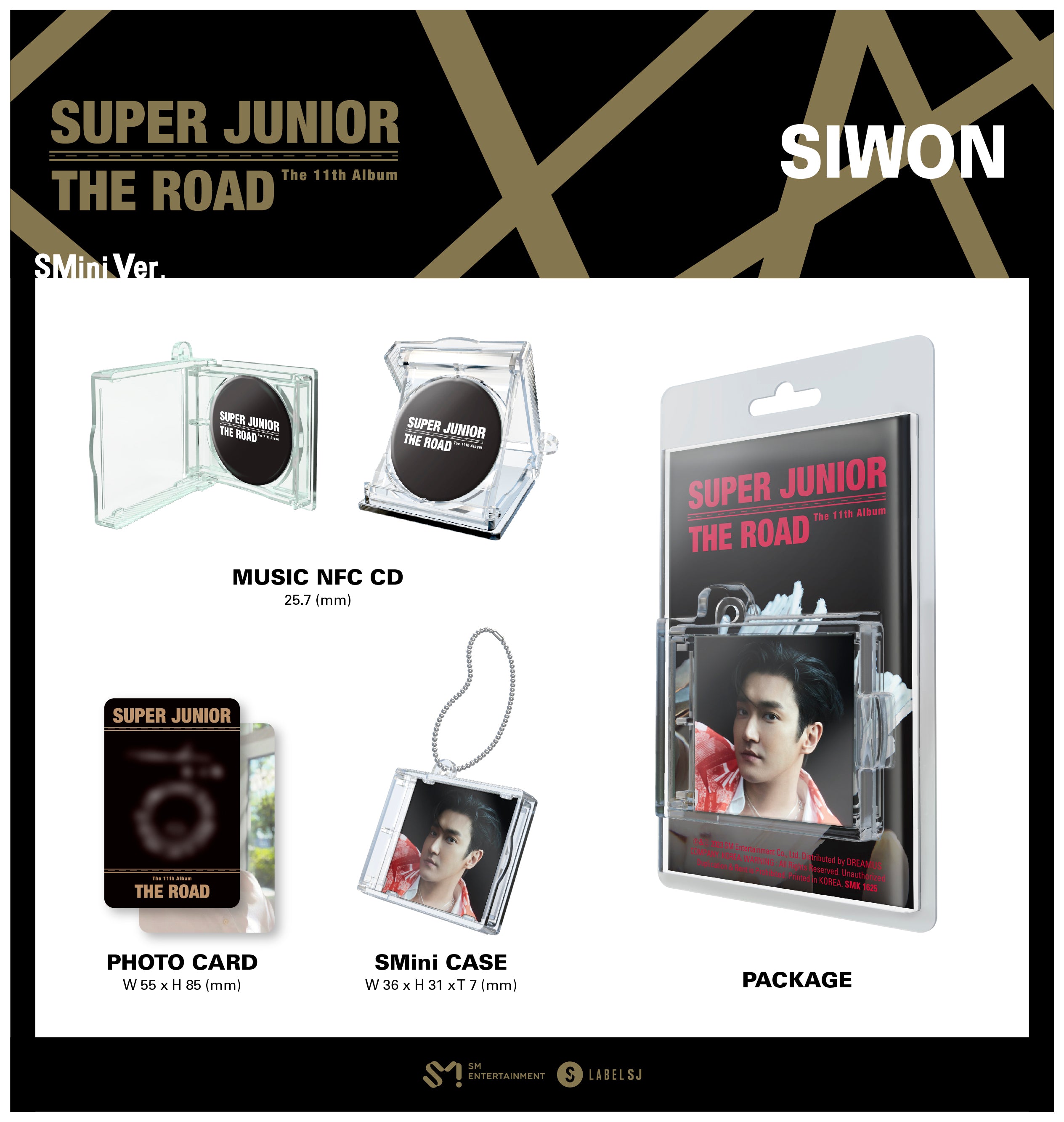 SUPER JUNIOR - THE ROAD (SMINI VER.) [VOL. 11]