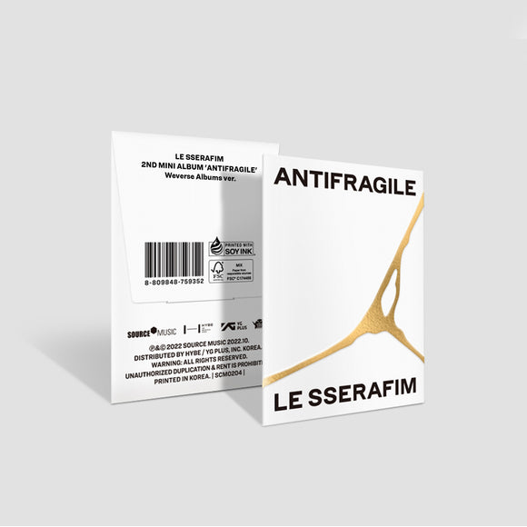 LE SSERAFIM - ANTIFRAGILE (Weverse Album Ver.)