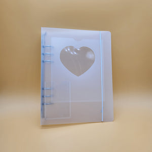 TOKKI LIMITED Binder for K-Pop Photo Cards (Heart)