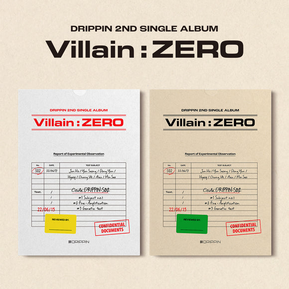 DRIPPIN - Villain : ZERO + POSTER