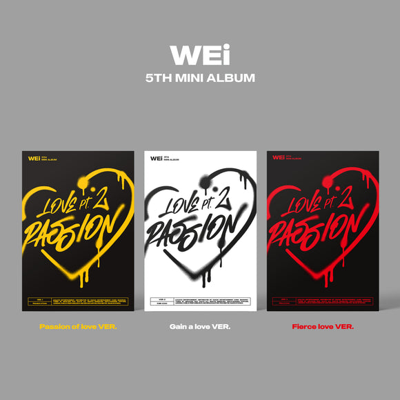 WEi - Love Pt.2 : Passion (5th Mini Album)