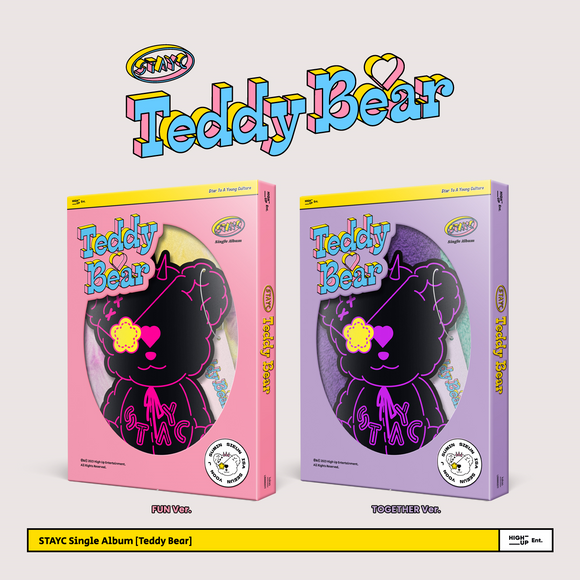STAYC - TEDDY BEAR (4TH SINGLE ALBUM) + MAKESTAR-PHOTOCARD (optional)