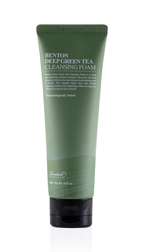 BENTON Deep Green Tea Cleansing Foam (120g)