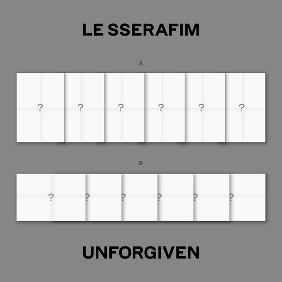 LE SSERAFIM - UNFORGIVEN (WEVERSE ALBUM VER.) [1ST STUDIO ALBUM]