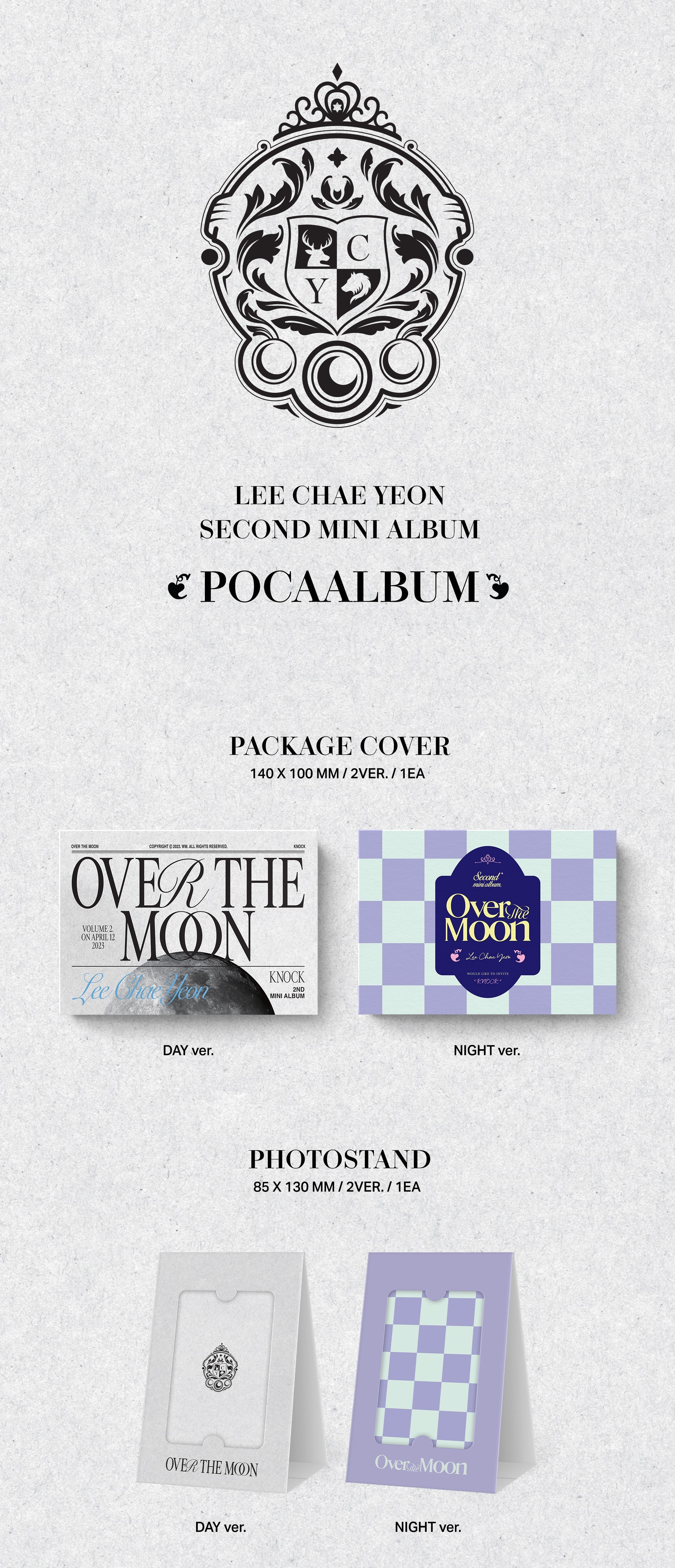 LEE CHAE YEON - OVER THE MOON (POCA ALBUM) [2ND MINI ALBUM]