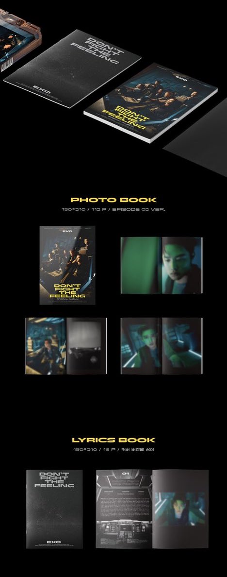 EXO - Special Album - DON´T FIGHT THE FEELING (Photobook Version)